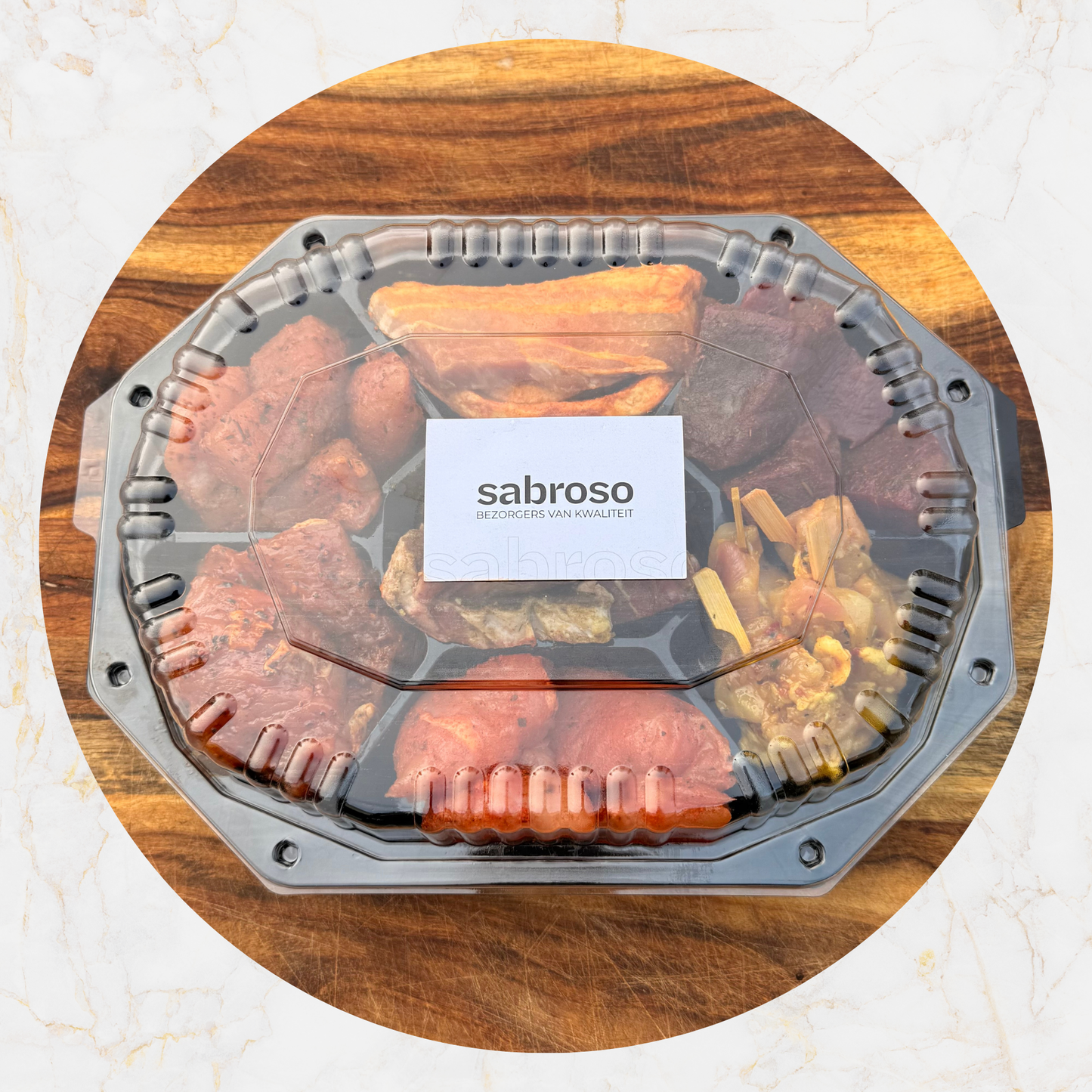 gourmet schaal vlees